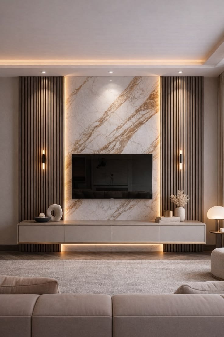 Modern TV Unit Dubai
