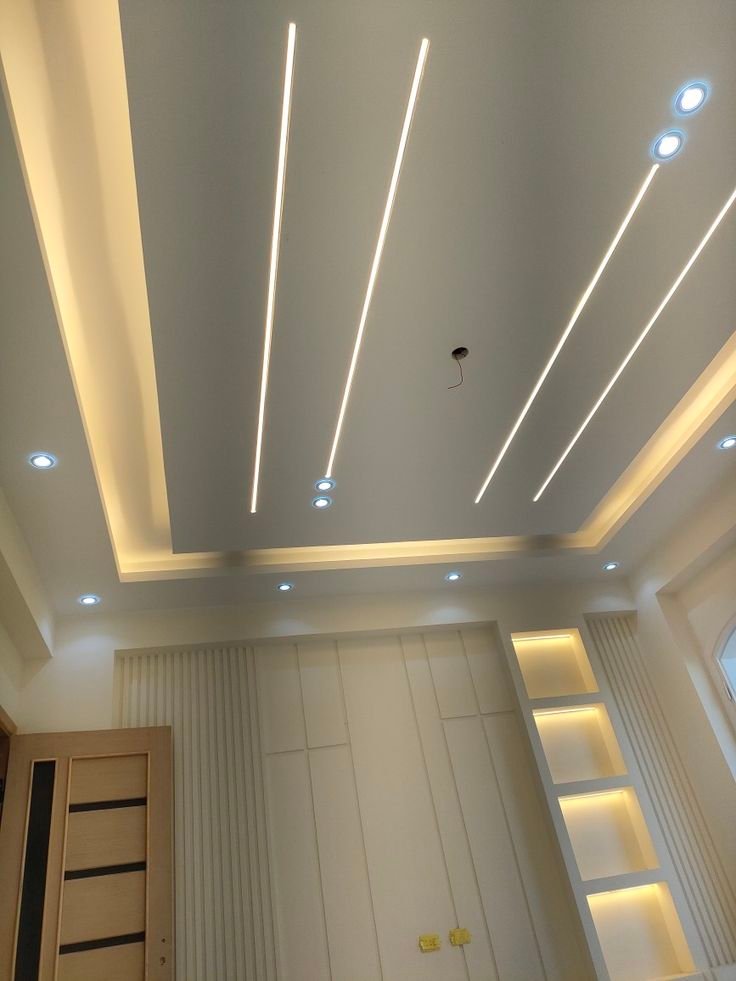 Gypsum ceiling site coordination Dubai