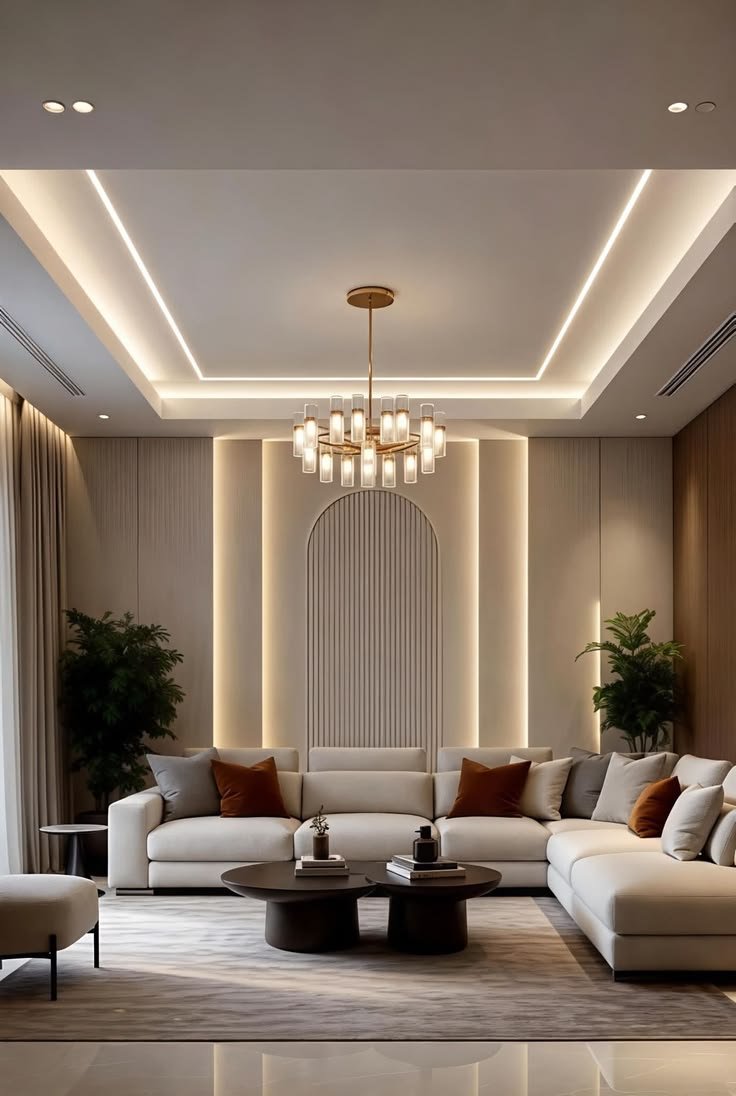 Living room interior project Dubai